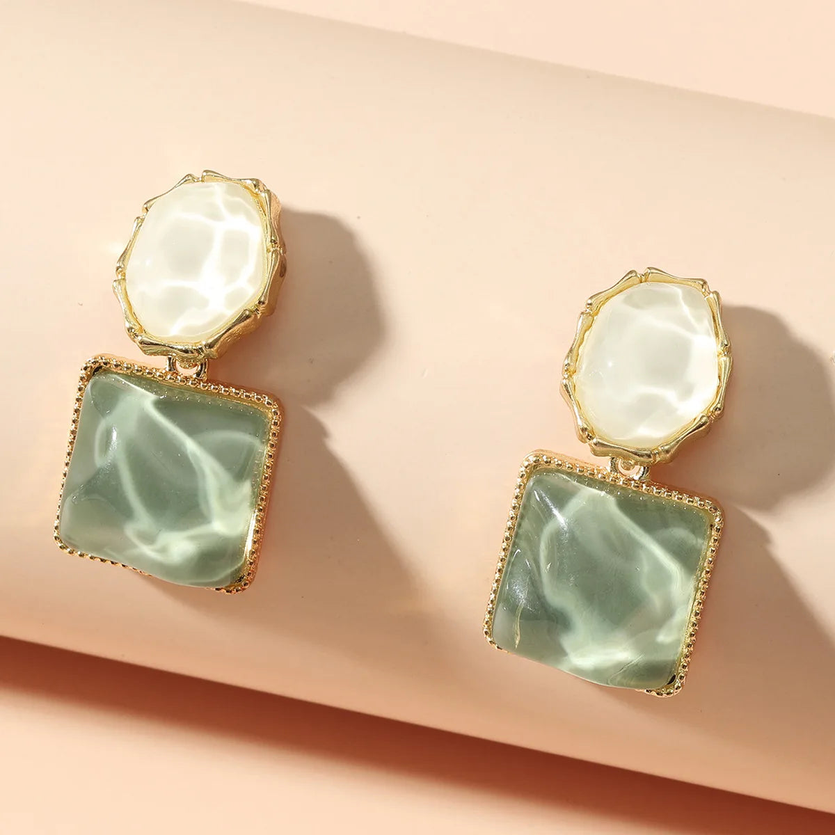925 Silver Needle Korean Fashion Dropping Oil Blue Heart Earrings